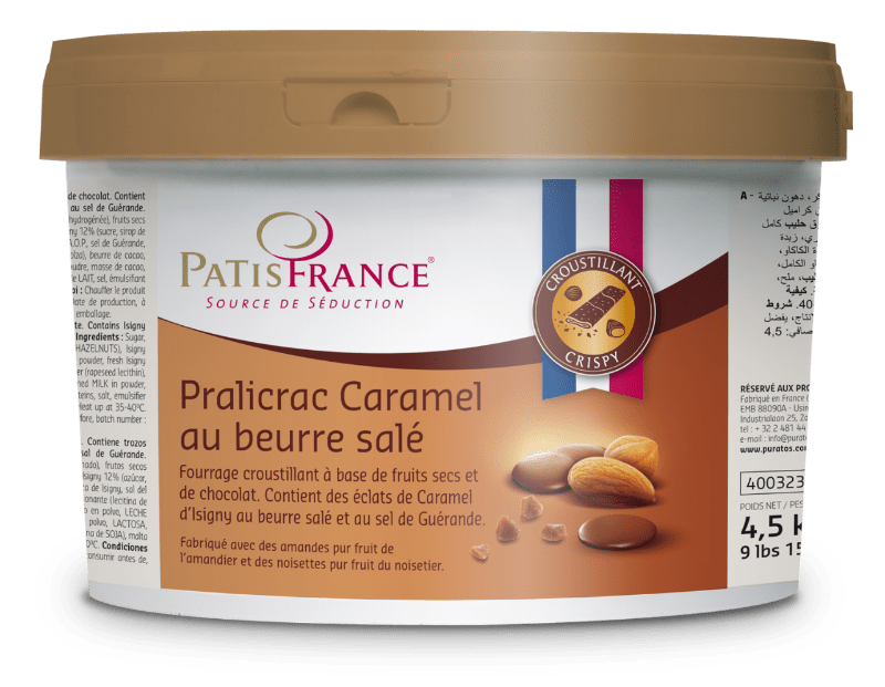 Anisana BV Notenpasta PatisFrance  Pralicrac Beurre Salé 4,5 kg PatisFrance Praliné a l'ancienne