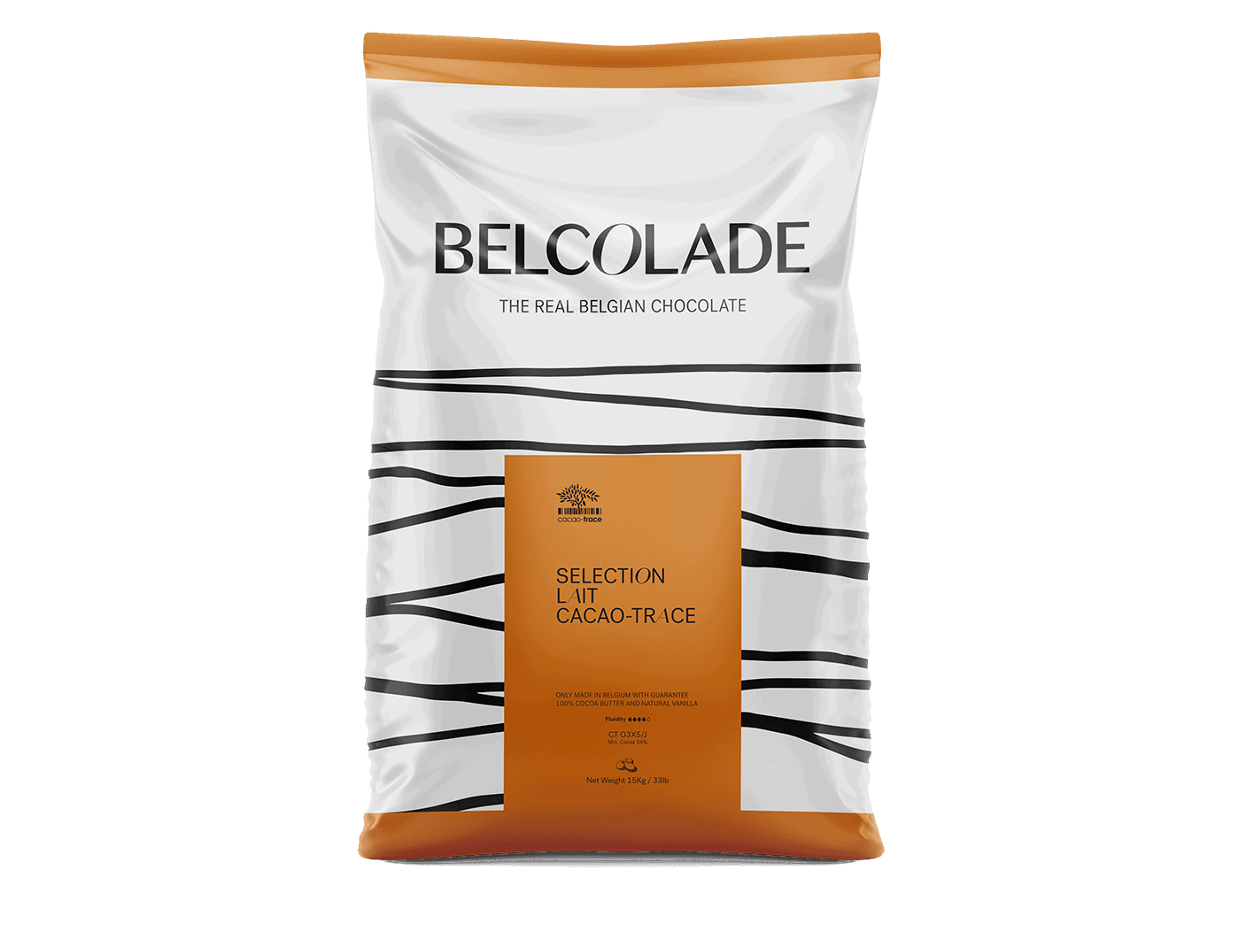 Belcolade Chocolade 5kg Selection Lait Cacao-Trace O3X5/J 5kg Belcolade Selection Lait Cacao-Trace O3X5 5kg/Bestel online/Anisana